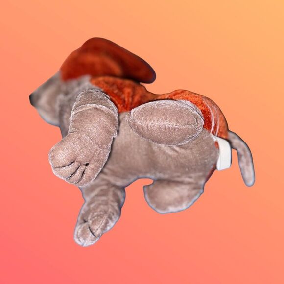 Vintage Bassett Hound Plush Velvet Feel Stuffed Dog Puppy 11” - Picture 4 of 7